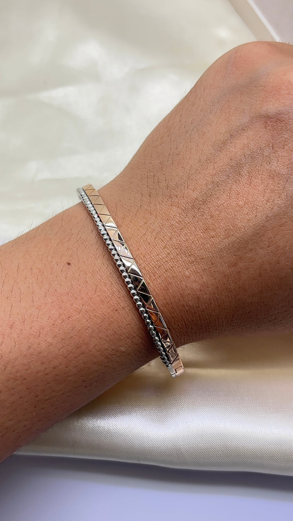 Bracelete dois ouros