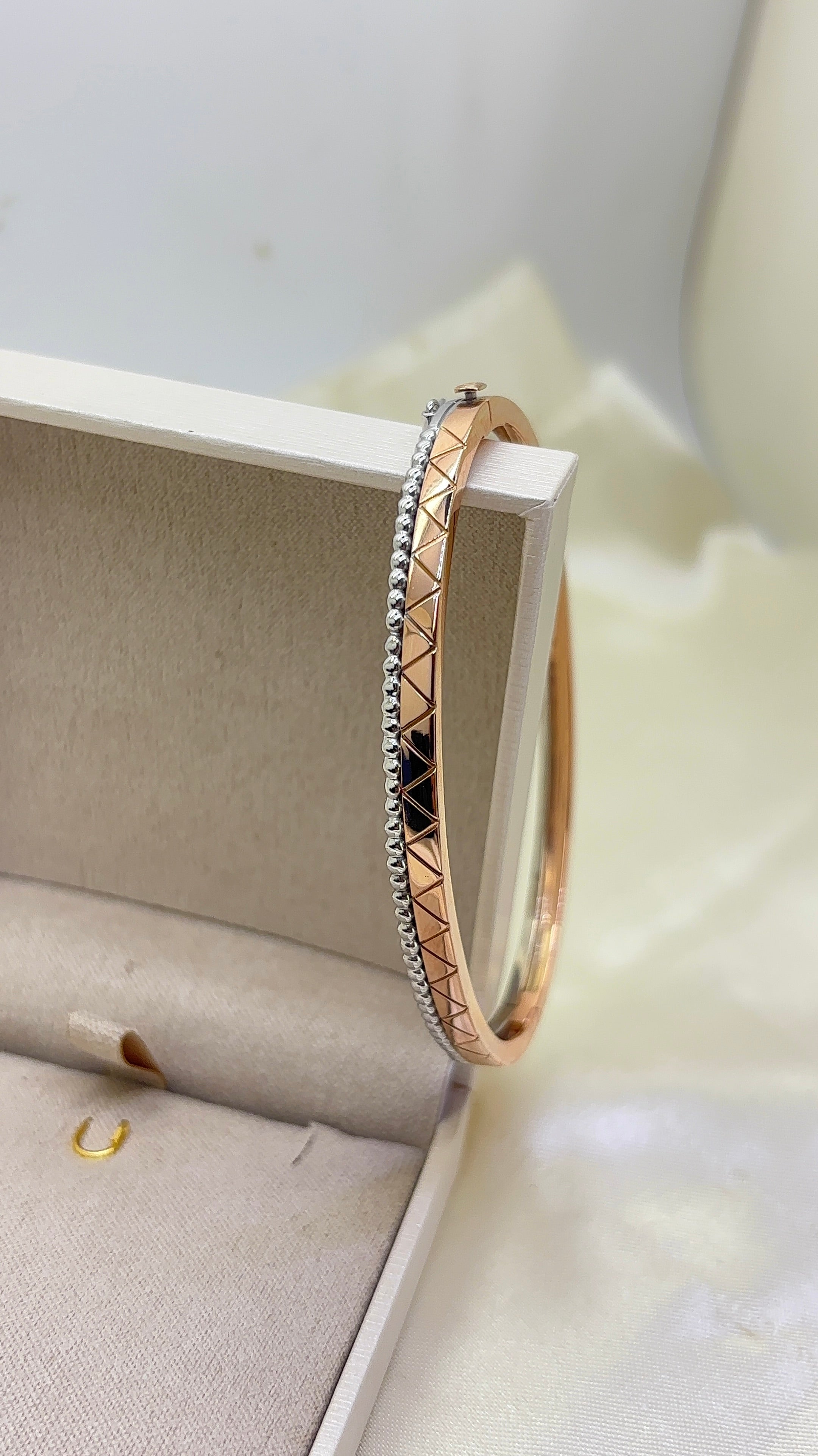 Bracelete dois ouros